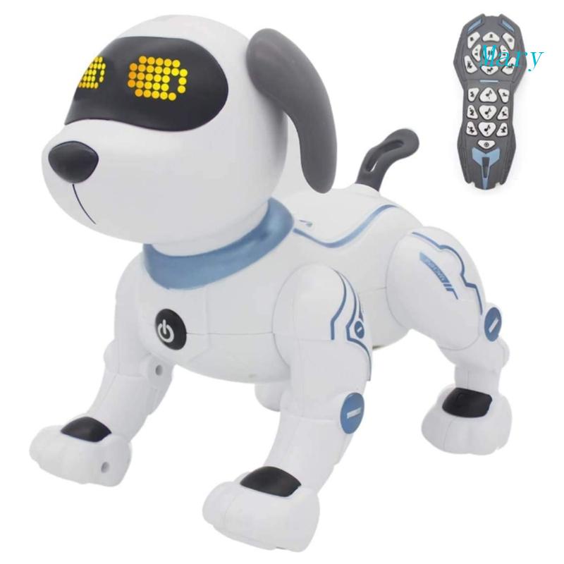 Mary Remote Control Anjing RC Robot Stunt Puppy Dancing Programmable Untuk Mainan Pintar Hadiah Interaktif