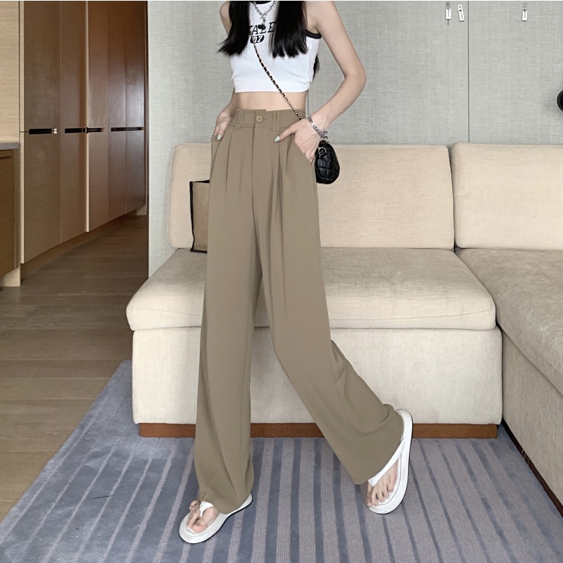 ✅COD New Khaki Trousers Wanita - Celana Kulot Wanita - Celana Kantor Formal/Casual
