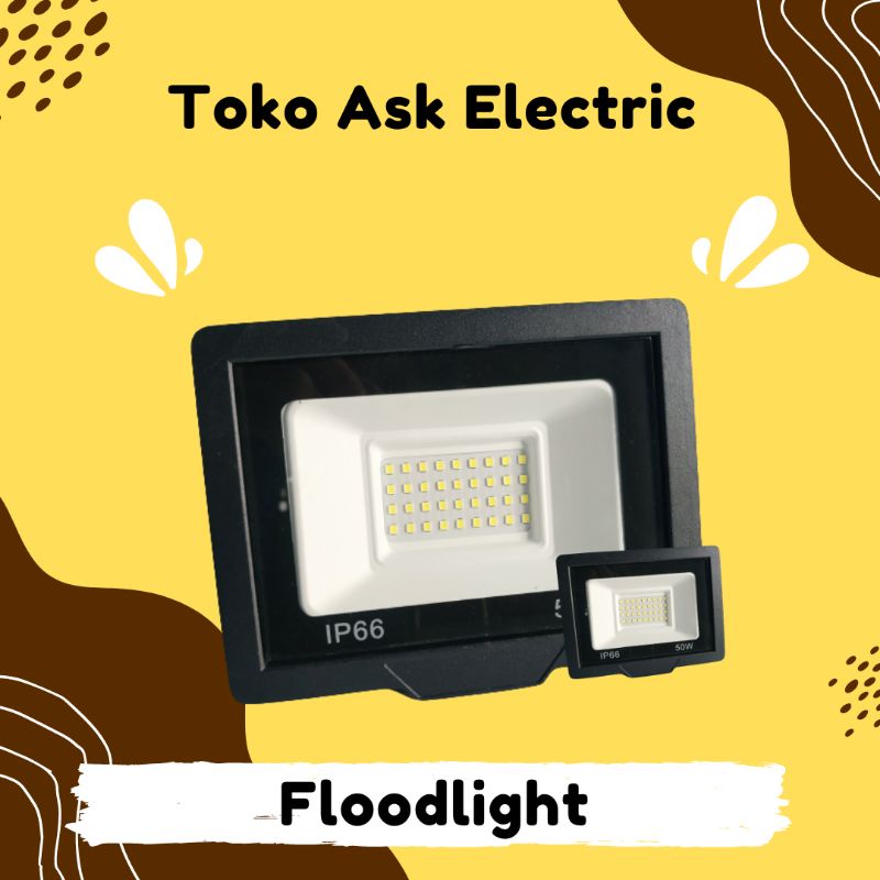 Lampu LED Sorot 100 Watt Anti Air Outdoor/Lampu LED Floodlight/Lampu LED Putih/Lampu/Hillios/Ip66/Ka