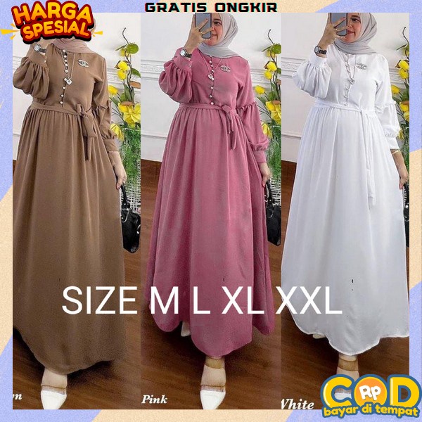 Kondangan Drees Dewasa Long Games Casual Gsmis Baju Wanita Muslim Bju Dress Pesta Polos Bj Wnta Gmis