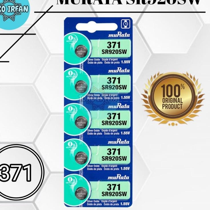 Baterai Murata SR920SW 371 Original Batrai Jam Tangan SR920 AG6 SG6 LR921 LR920 L921F • SAI.06Ja23х