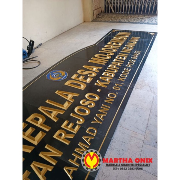 

PAPAN NAMA MARMER & GRANITE UNTUK KANTOR, 135X460 SEKOLAH DAN MASJID