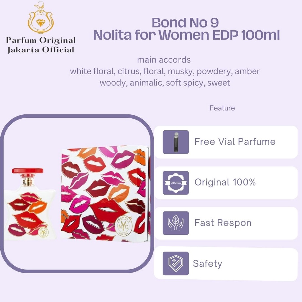 Parfum Parfume Perfume Asli Perawatan Kecantikan Original Import Branded Wanita Perempuan Cewek Bond