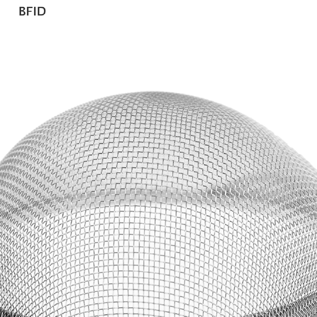 [BFID] 1pc Saringan Teh Stainless Steel Dengan Drip Bowl Double Ear Mesh Infuser Filter [ID]