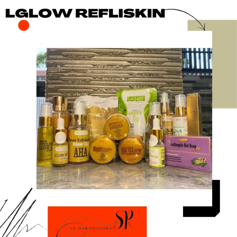 LGLOW PEELING WHITE  / L GLOW SOAP LUXURY/ BB GLOW LUXURY / LGLOW SKINBARIER MOIST / TONER LGLOW / F