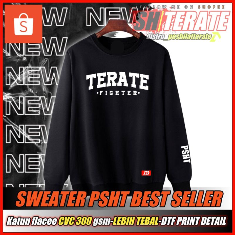 SWEATER PSHT TERATE FIGHTER TEBAL - SWEATER PSHT TERBARU