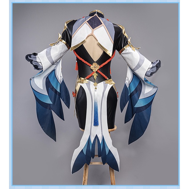 PRE-SALE UWOWO Shenhe Cosplay Costume Game Genshin Impact Cosplay Liyue Cryo Shen He Halloween Christmas Costume Outfits