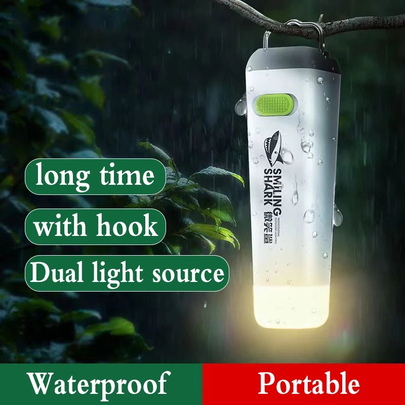 Senter LED 2in1 Mini Super Terang Portabel/Senter USB Rechargeable Outdoor Waterproof/Lampu Camping Mancing/Hot Sale