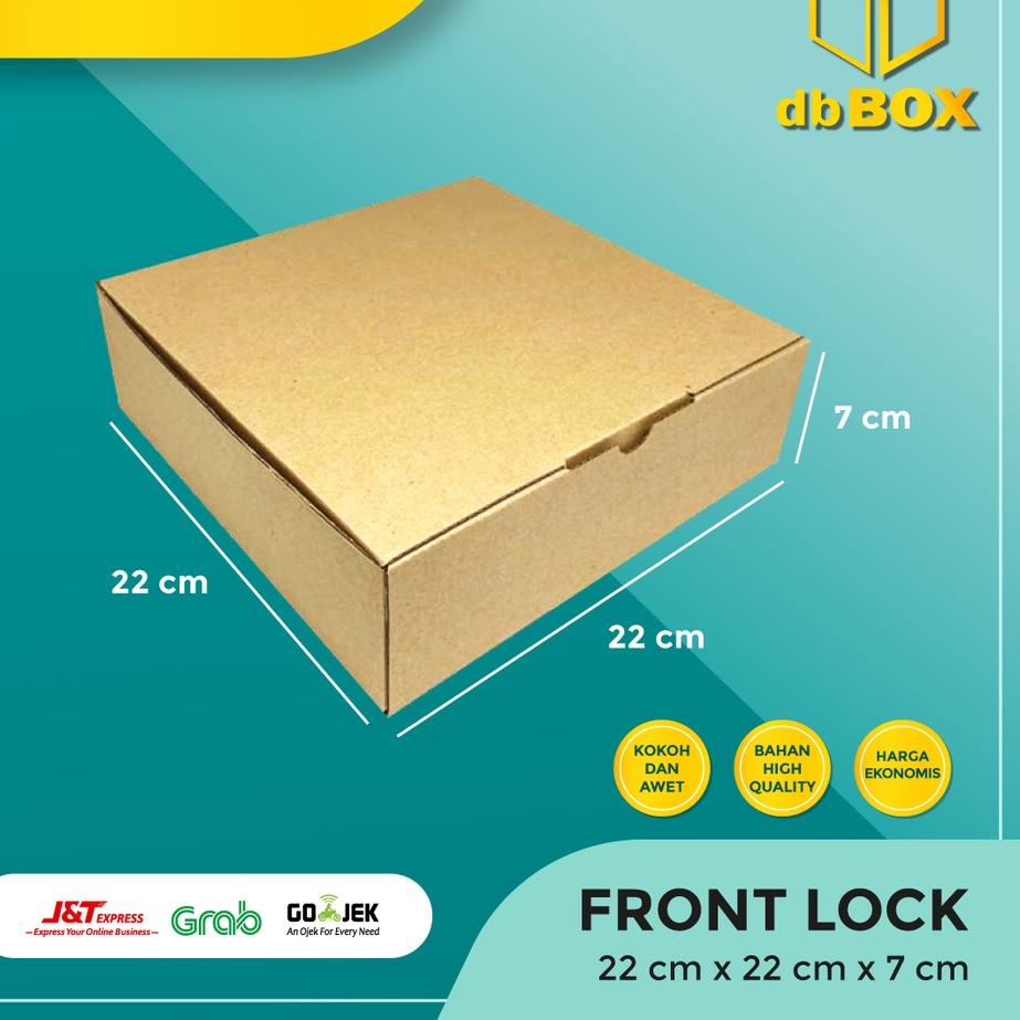 

IWA488 ( 10 Pcs ) Kardus uk. 22x22x7 cm...Die Cut untuk kotak Aksesoris dll, model box pizza <>
