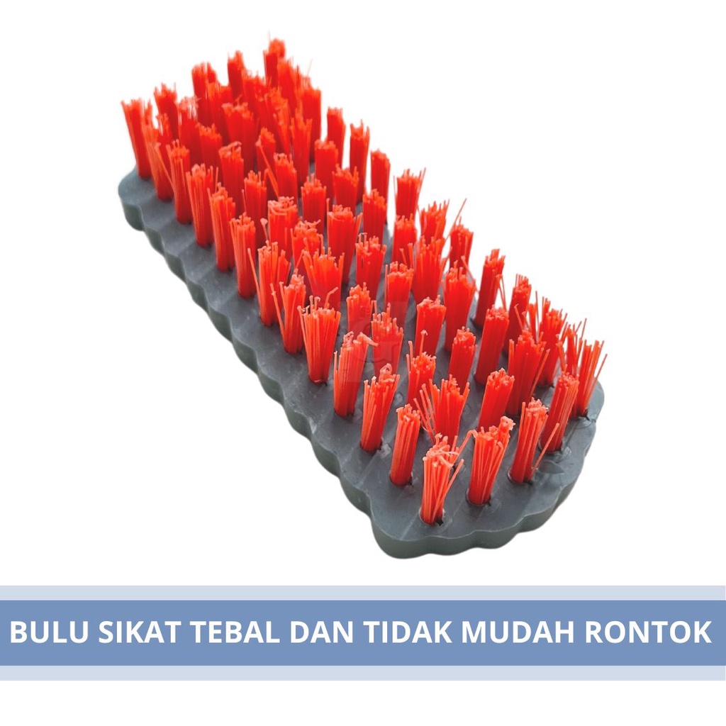 Sikat Lantai Multifungsi - Sikat Toilet - Sikat Cuci Bulu Kasar &amp; Tebal – Anti Licin