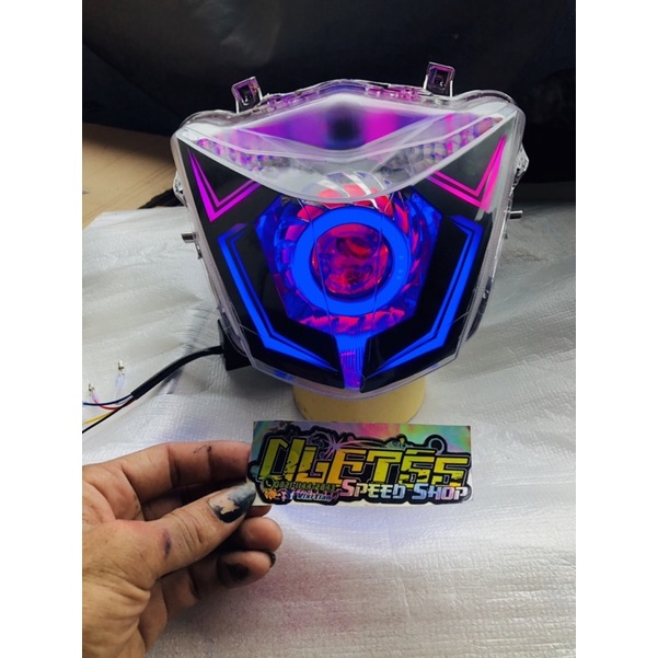 reflektor beat eco / esp 2016-2018 / reflektor beat new eco esp lampu depan projie proji beat custom