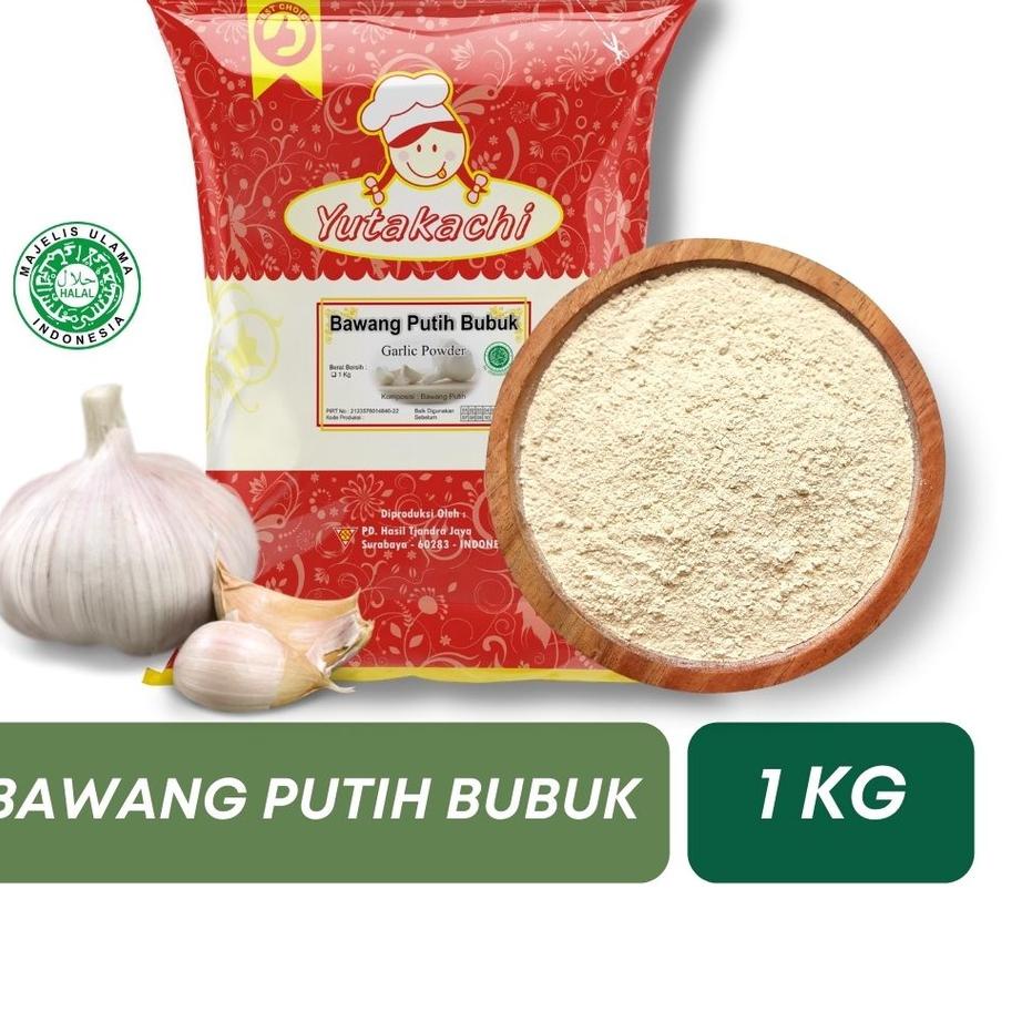 

Terbaru | KI3 | MURNI Bawang Putih Bubuk 1Kg Yutakachi / Premium Garlic Powder / Pusat Bumbu / Rempah Alami / Termurah