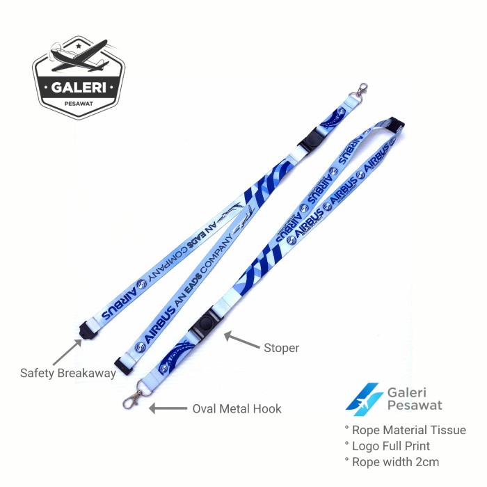 

Lanyard/Gantungan Tali Id Card Airbus New HOT SALE