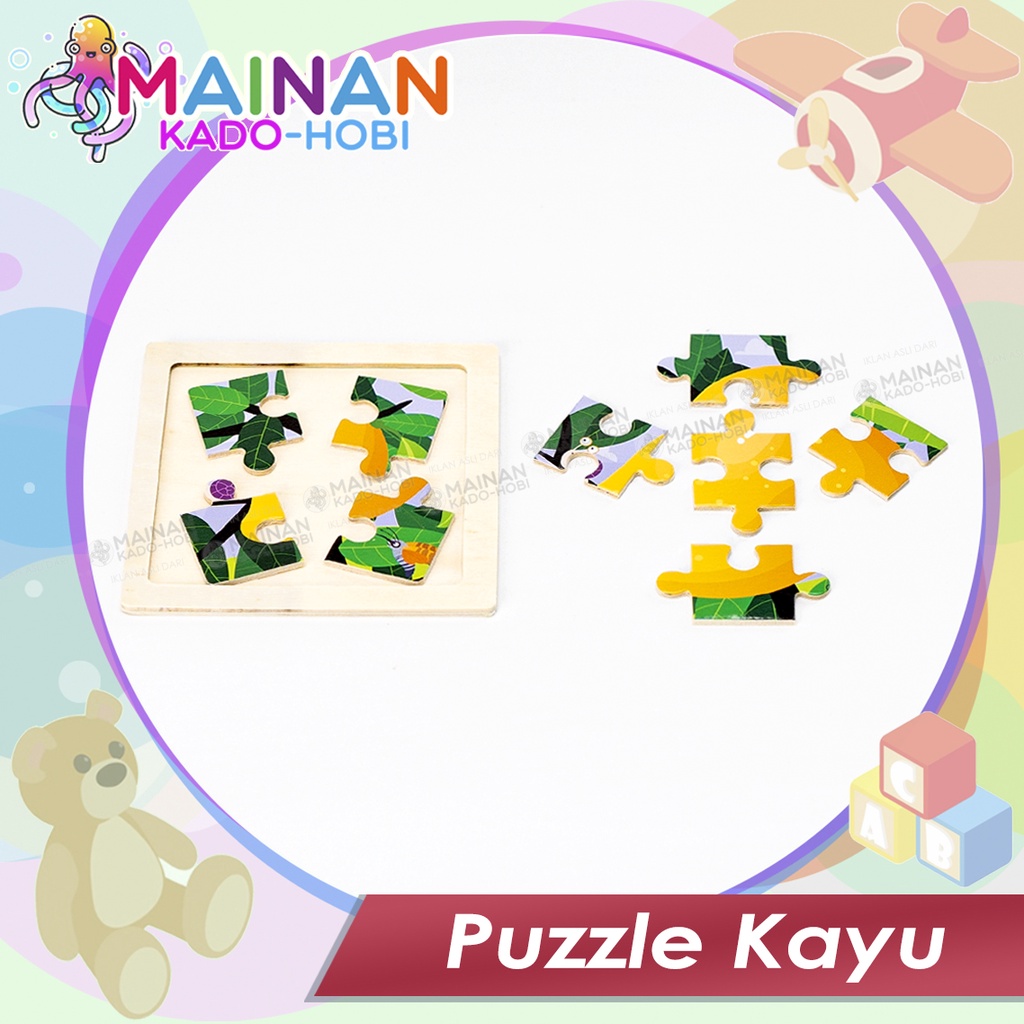 KOLEKSI HOBI PUZZLE KAYU ANAK UMUR 1 2 3 4 5 TAHUN MOTORIK