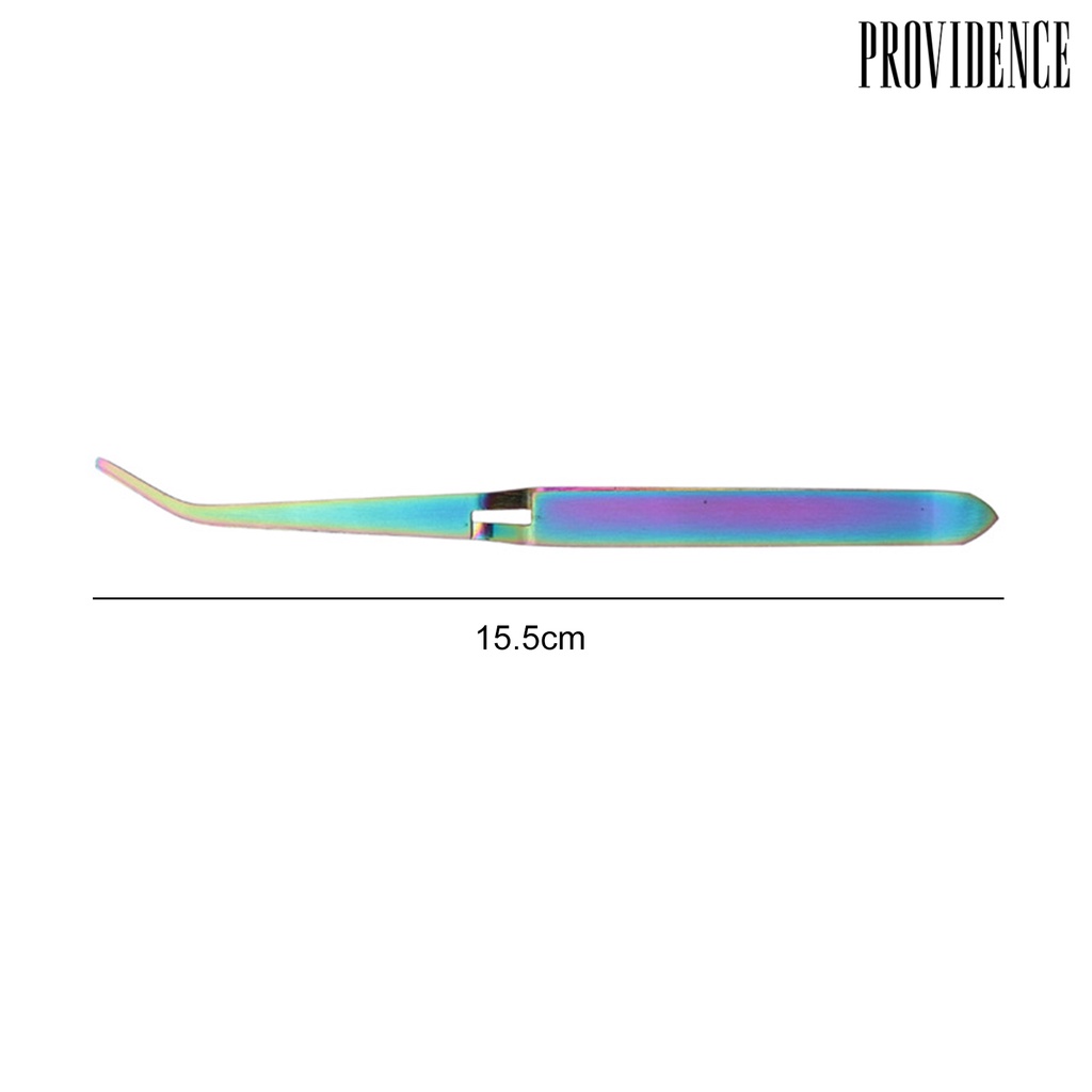 Providence Nail Art Sculpting Klip Non-deformable Tahan Korosi Cross-Desain Multi-Fungsi Stainless Steel Kuku Membentuk Kurva Pinset Alat Kuku