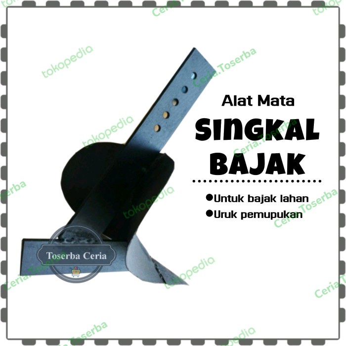 Alat Mata Singkal Bajak Mini Portable