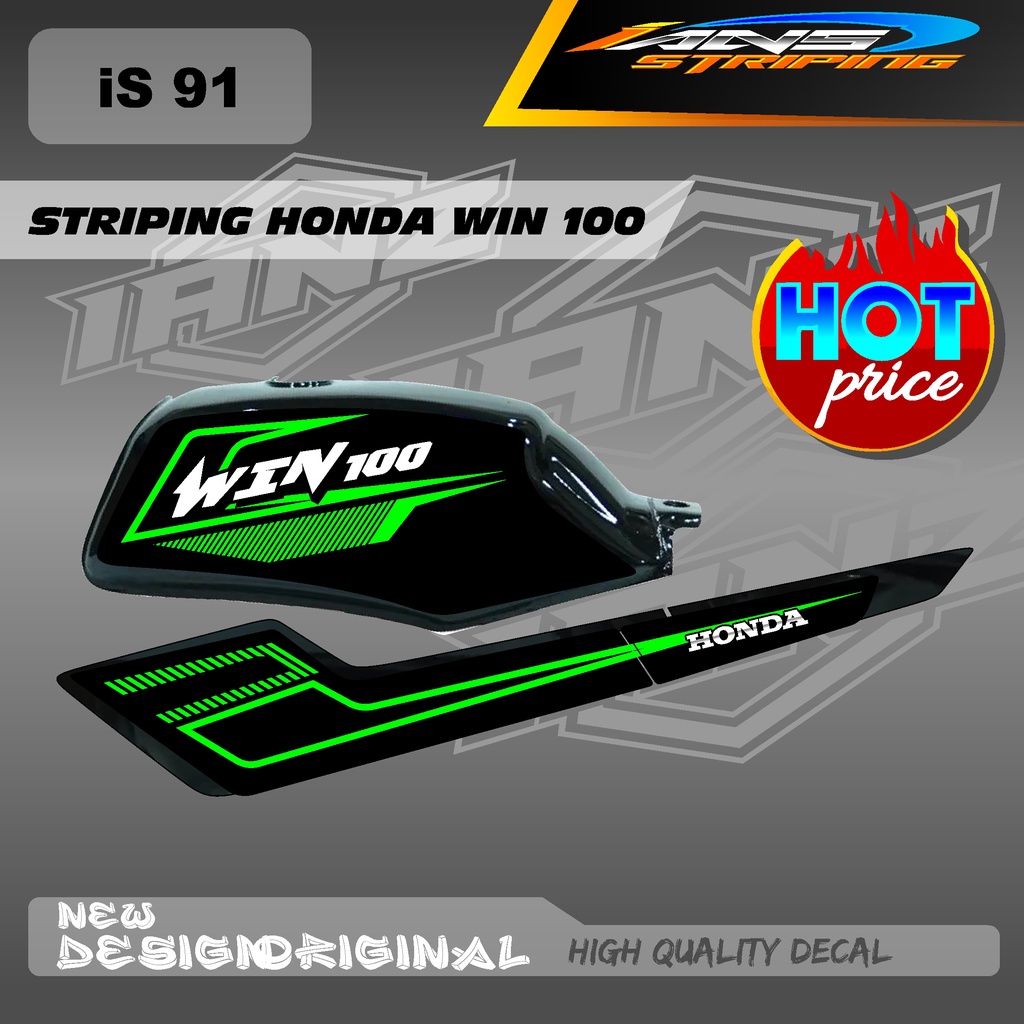 TERBARU STIKER CUSTOM WIN100 BAHAN BERKUALITAS MENGUNAKAN MATERIAL HOLOGRAM / NON HOLOGRAM IS91