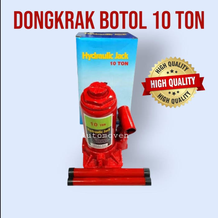 Dongkrak 10 Ton Dongkrak Botol Hydraulic Jack 10 Ton
