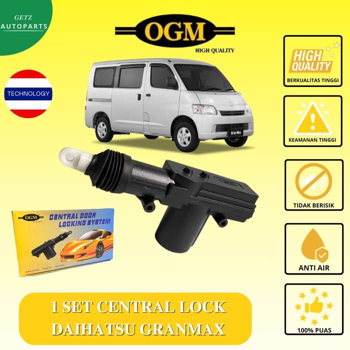 Central Lock Sentral Lock Central Door Lock System Centrallock Komplit 4 Pintu Kunci Mobil Daihatsu 