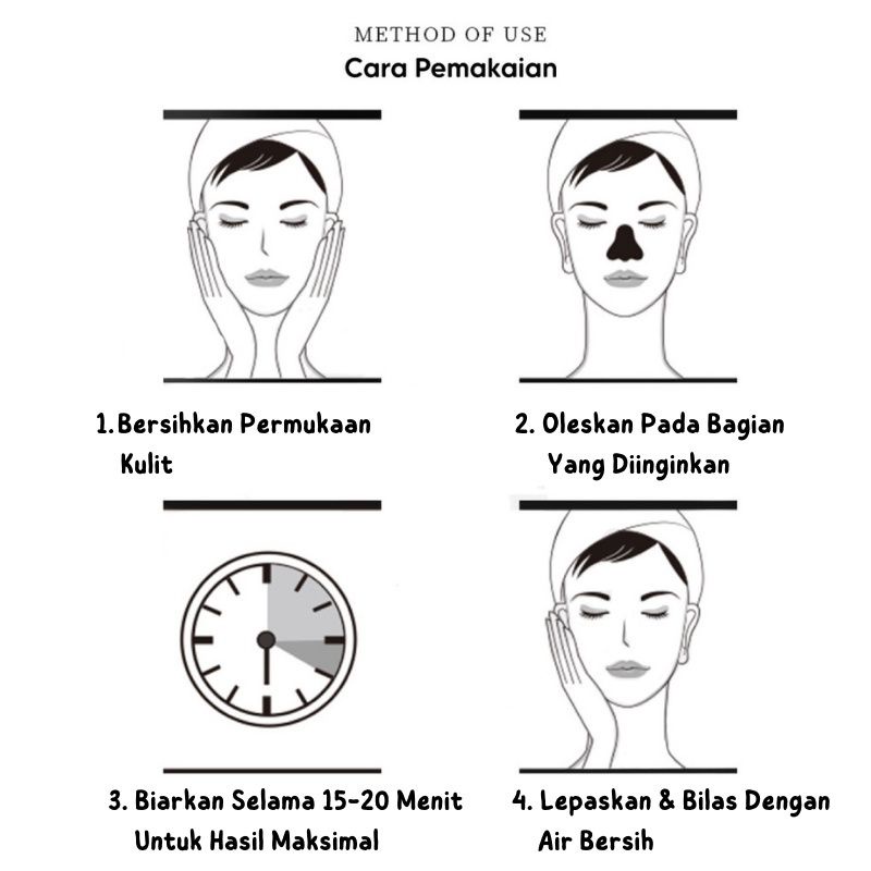 [BPOM]Mineral Mud Sucking Blackhead Nasal Mask Activated Carbon