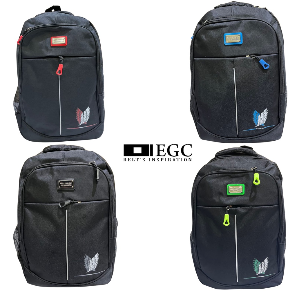 TAS RANSEL BACKPACK PRIA WANITA SPORT POLYESTER / TAS PUNGGUNG BERKUALITAS - PY01