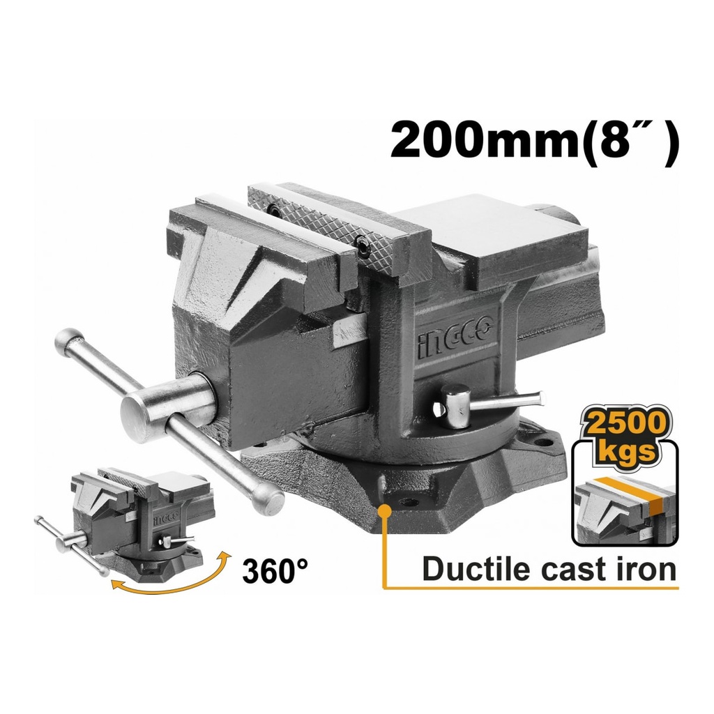 BAIS RAGUM BAIS MEJA HEAVY DUTY CATOK PARON DUDUK 8" INGCO - HBV088