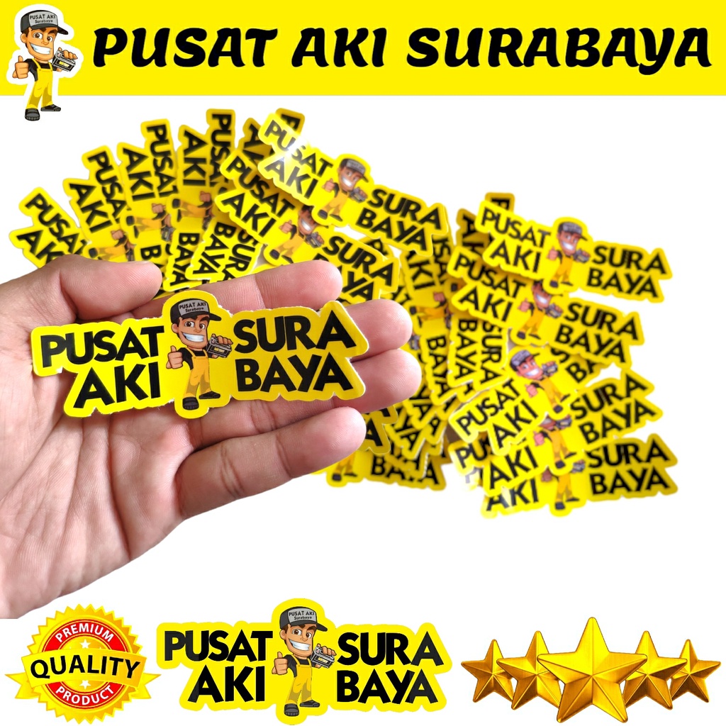 LAMINASI PREMIUM STIKER PUSAT AKI SURABAYA