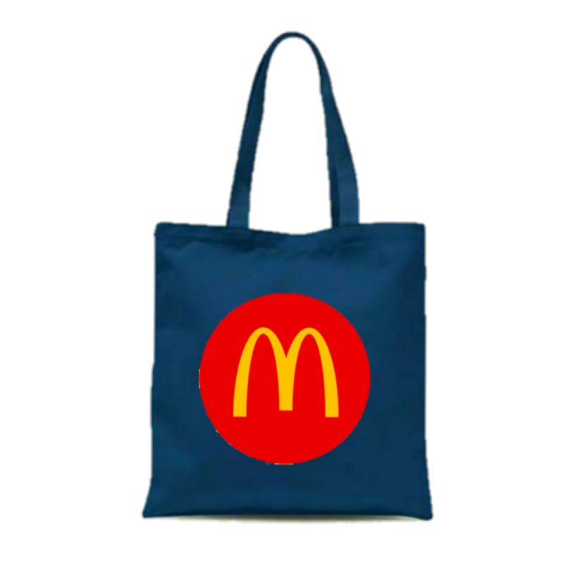 TOTE BAG KANVAS RESLETING PRIA WANITA MCD TERMURAH l