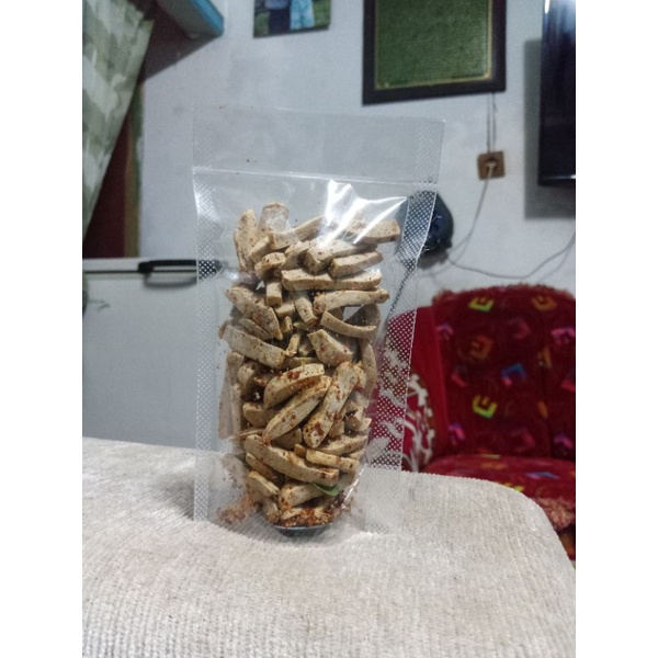 

Basreng pedas gurih daun jeruk