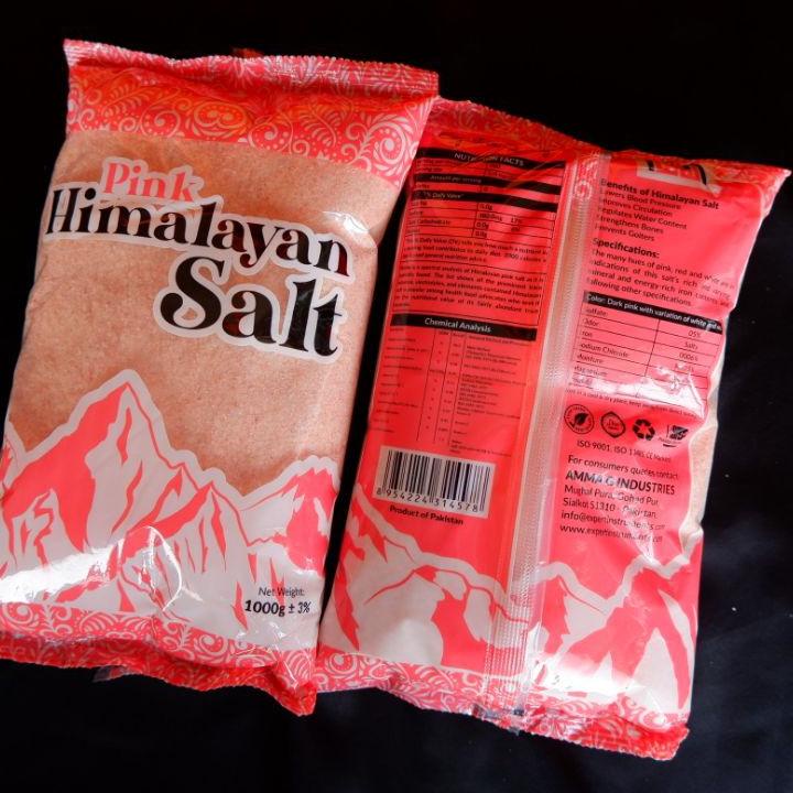 

Terbaru | JKH|Premium Himalayan Salt Pink Extra Fine 1kg - Garam Himalaya 1kg