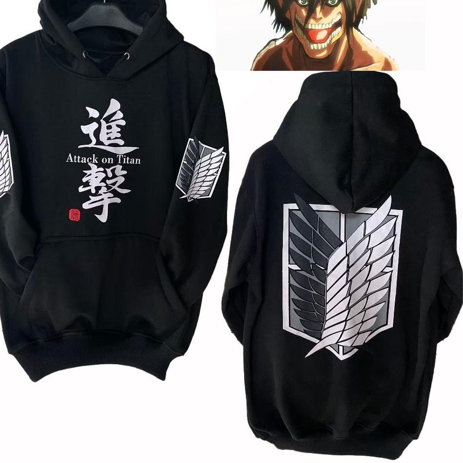 PMP.22Ja23ᴼ • JDI {{ Jaket Anime AOT-ATTACK ON TITAN SHINGEKI NO KYOJIN }} Jaket Sweater Hoodie Anim