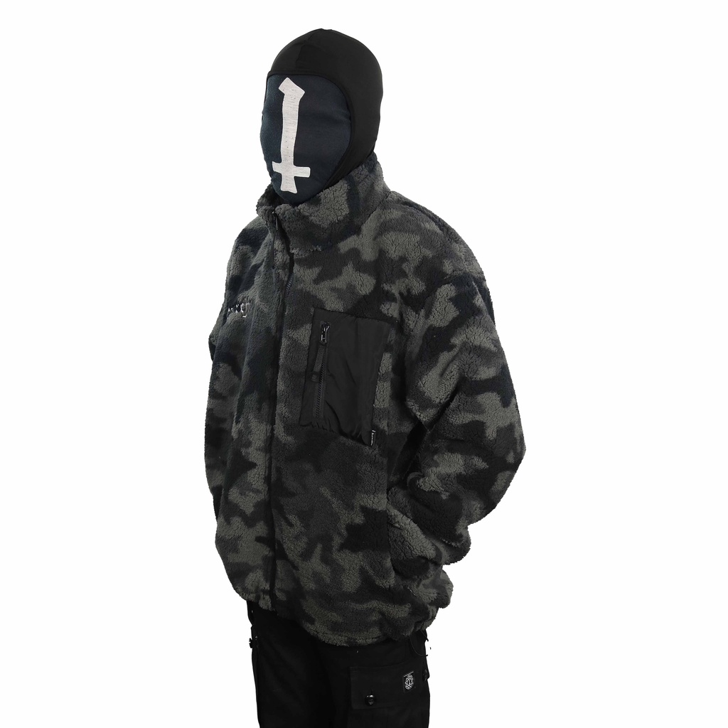 Heretic - Sherpa Jacket - Camo Pentagram