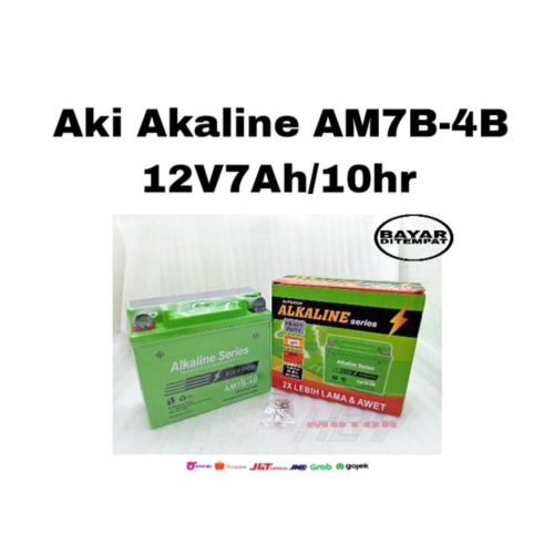 Jual Aki akki Alkaline series aki kering AM7B-4B 12V7AH/10hr For Tiger Limited
