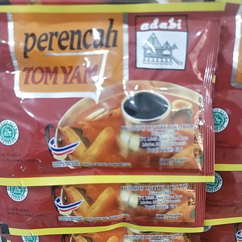 

Adabi perencah tom yam / ADABI BUMBU TOMYAM 40Gr