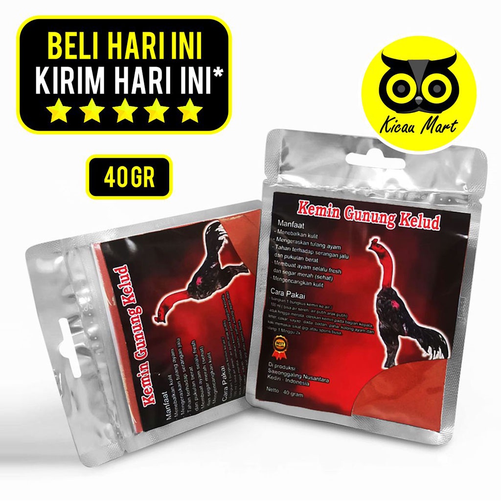 Obat Gosok Ayam Jago Ramuan Kemin Gunung Kelud Kemasan Sachet Vitamin Obat Anti Turun Urat Menebalkan Mengeraskan Kulit Ayam Jago Bangkok Tarung Laga Aduan Merah Kuat Kokoh