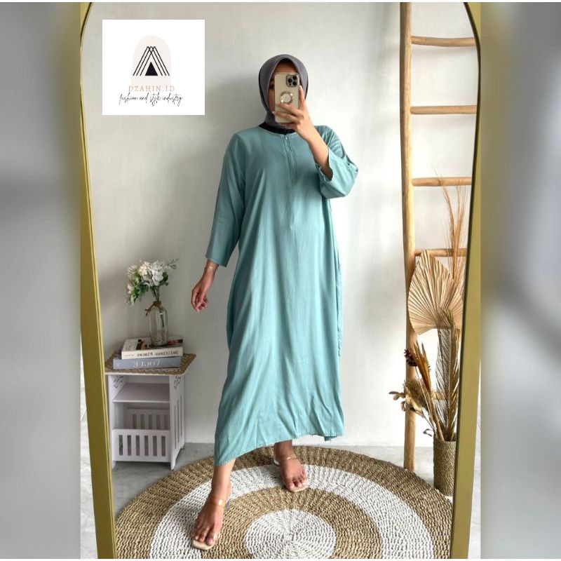 Daster Gamis Long 3/4 || Daster Rayon Premium Busui || Daster Gamis || Long Daster || Daster Kekinian ||