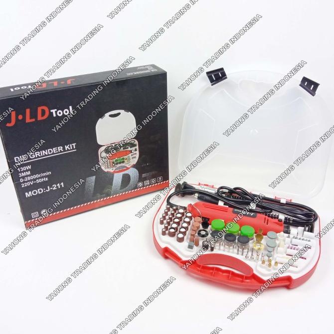 Die Grinder Kit Jld J 211 Mesin Gerinda Mini 95 Pcs Set