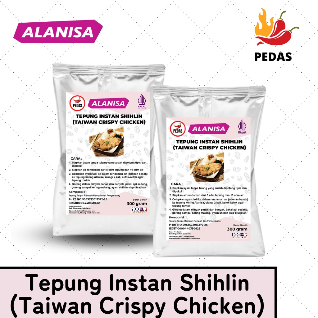 

Tepung Instan Shihlin Pedas 300gr (Taiwan Crispy Chicken)