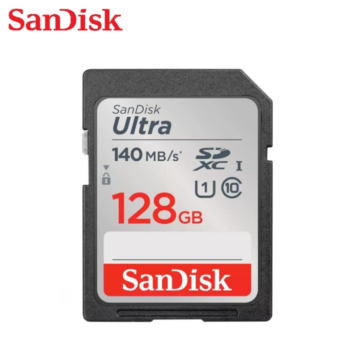 SD Card SanDisk Ultra SDXC 128GB 140MB/s class 10