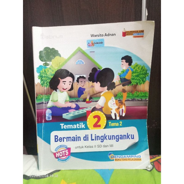 Buku Tematik Kelas 2 Tema 2 4 7 8 HOTS Platinum Tiga Serangkai SD/MI