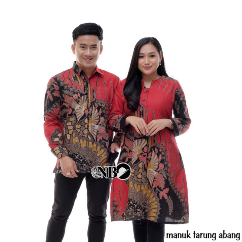 kemeja tunik kancing baju copel pasangan dewasa terbaru