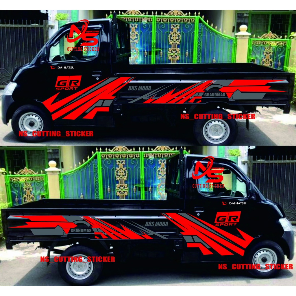 sticker mobil pick up stiker sticker mobil grandmax new