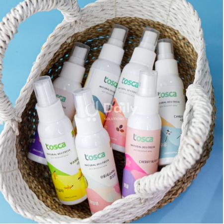 Natural Deodorant Spray 100ml Tosca Deodorant Tawas Cair Ampuh Mencegah Bau Ketiak dan Badan Non Alkohol