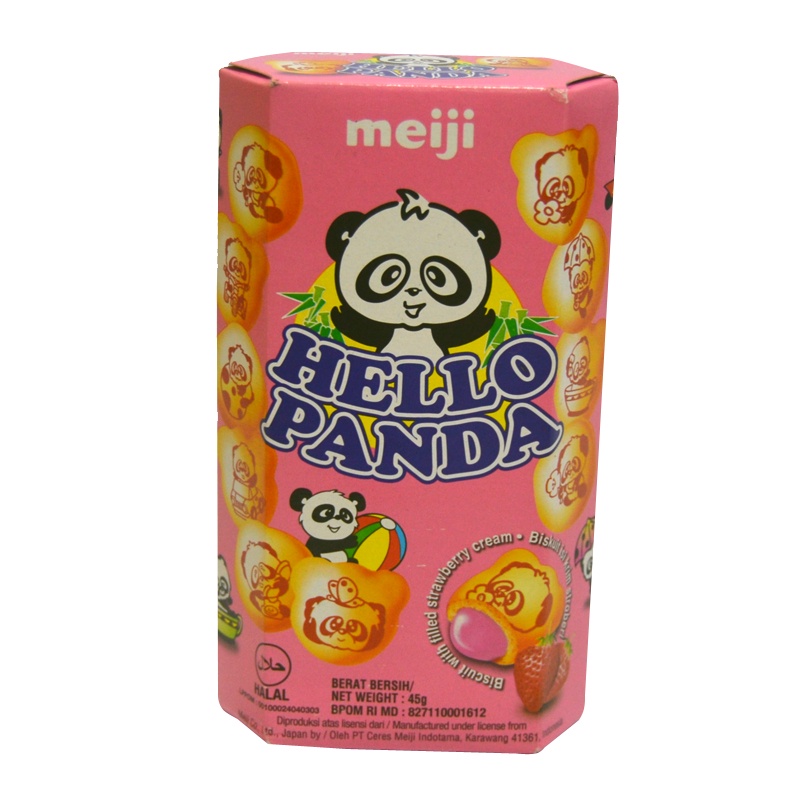 

Hello Panda Biscuit Strawberry Cream 45G