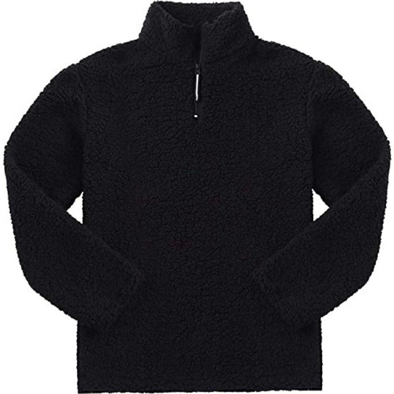 JAKET/SWEATER SHERPA HALF ZIPPER WANITA merk ANKO ACTIVE