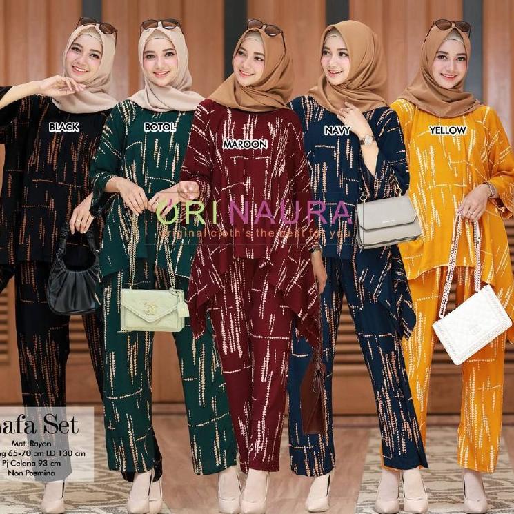 SERBA MURAH H79 SETELAN BAJU HAMIL/SETELAN TUNIK DRESS EMIRA/ SET JUMBO/ONE SET WAKA WAKA JUMBO//LD 