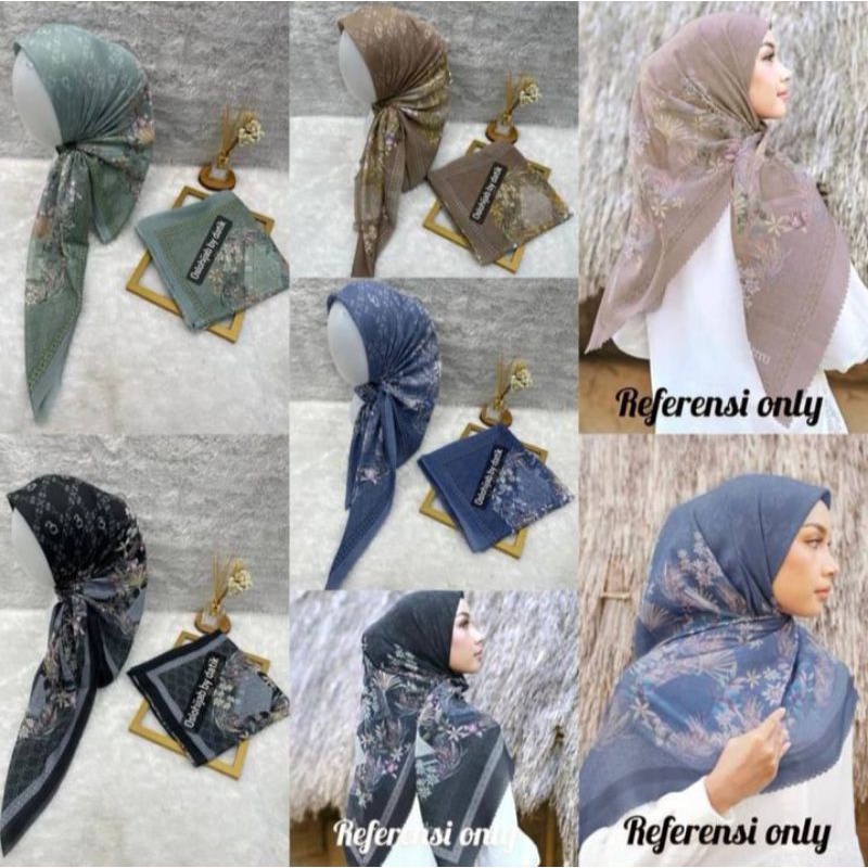 Jilbab Oslo hijab motif# jilbab denay motif# jilbab segi empat motif