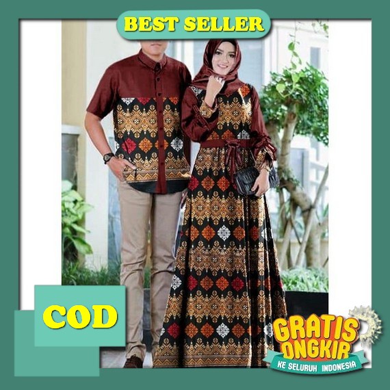 Sarimbit Keluarga Nibras Daania Taupe Gray Gamis Nibras Baju Couple Keluarga Lebaran Terbaru 2023 Ba