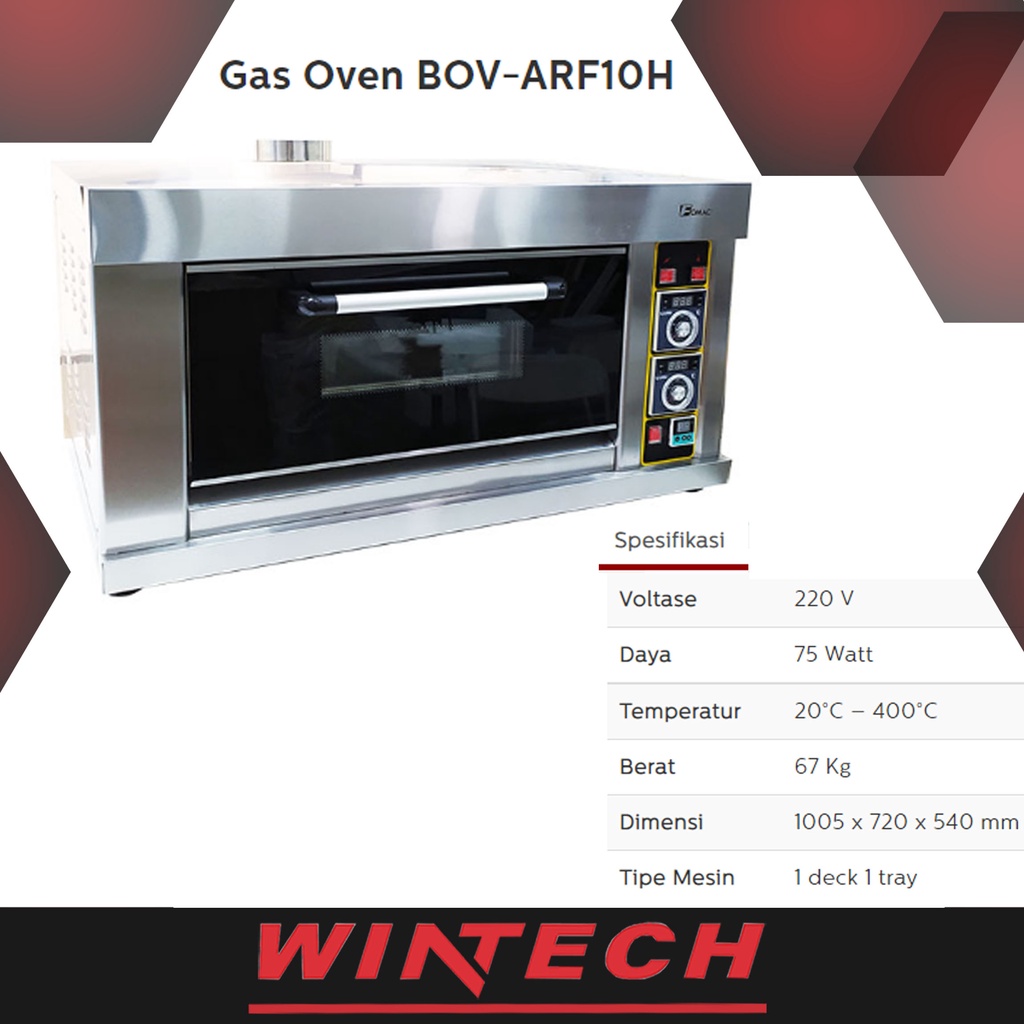 FOMAC BOV-ARF10H OVEN ROTI - MESIN PEMANGGANG ROTI KUE
