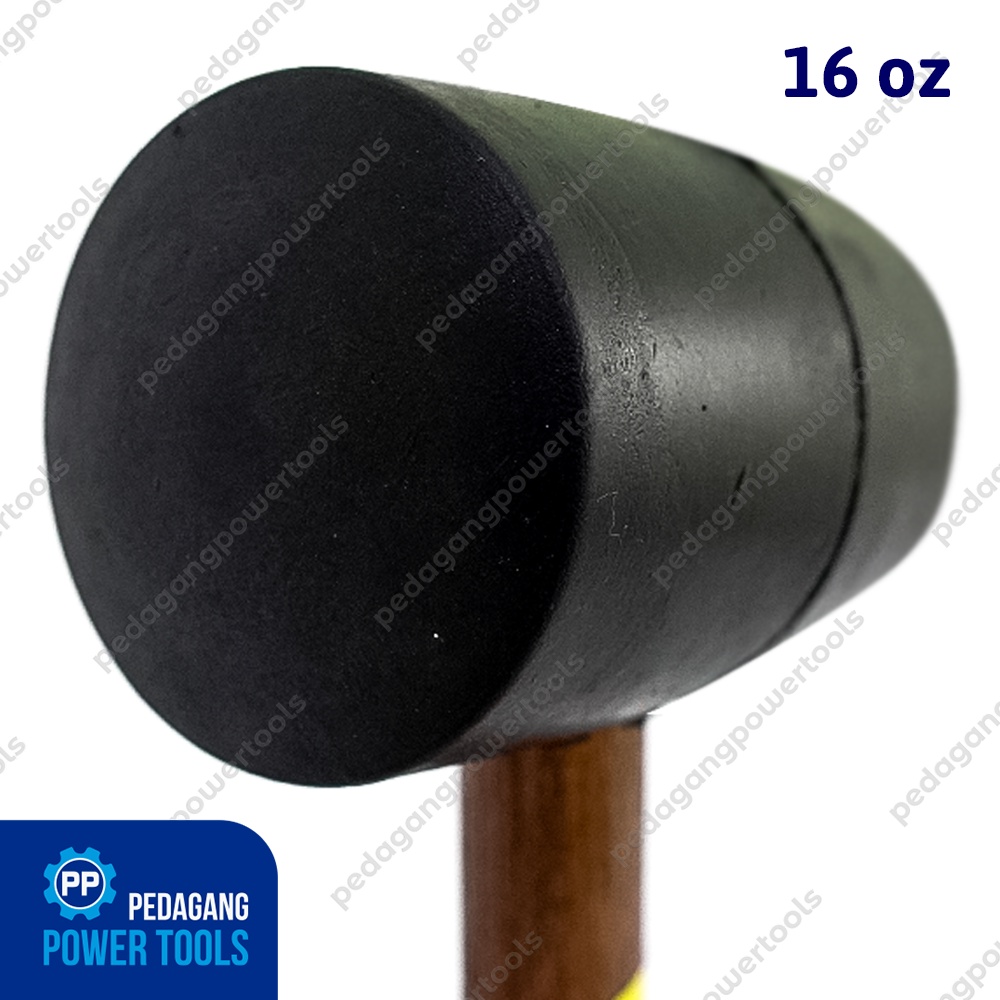 BLITZ PALU KARET 16 OZ GAGANG KAYU 16OZ RUBBER MALLET HAMMER